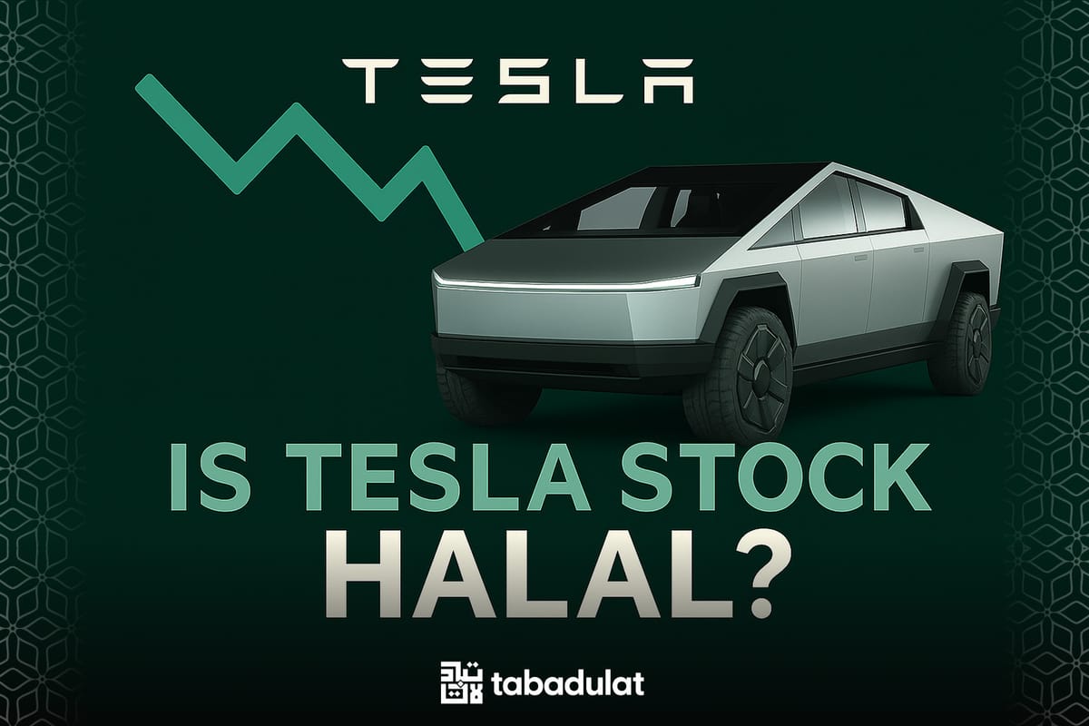 Telsa Stock Price Crash. Halal stocks for Islamic Finance