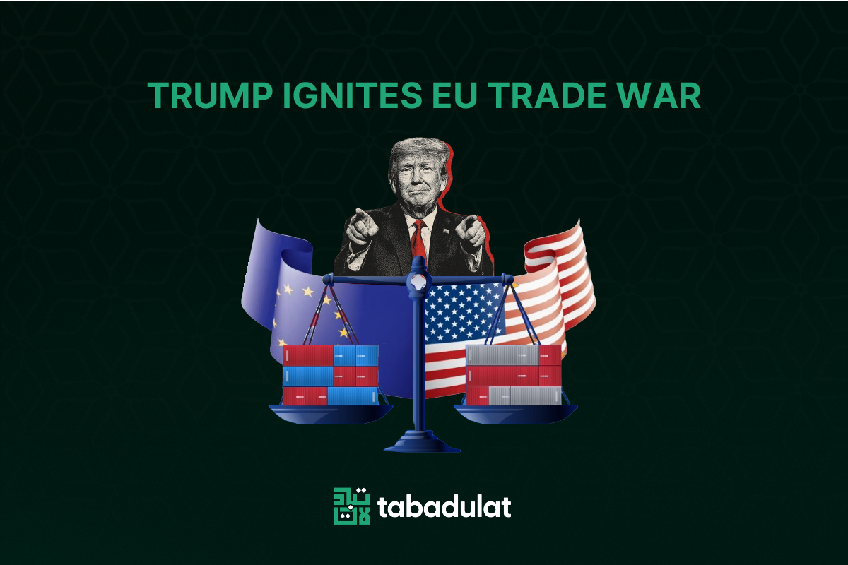 Donald Trump and the White House impose EU tarrifs and a potential trader war.