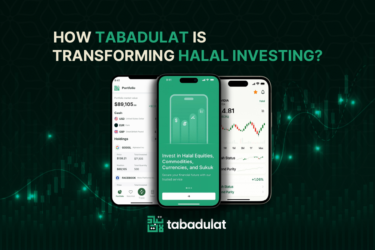 How Tabaulat Is Transforming Halal Investing with screenshots of the application pages