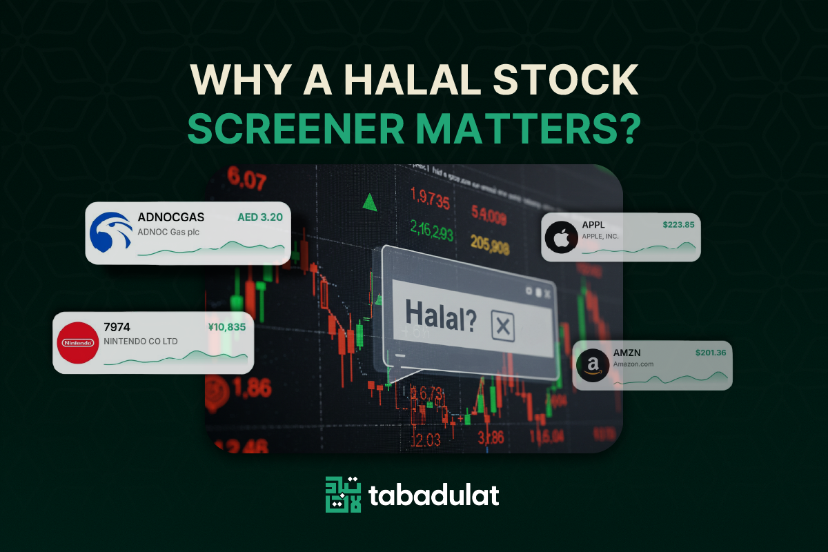 How do I screen for shariah-compliant stocks?