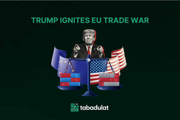 Donald Trump and the White House impose EU tarrifs and a potential trader war.